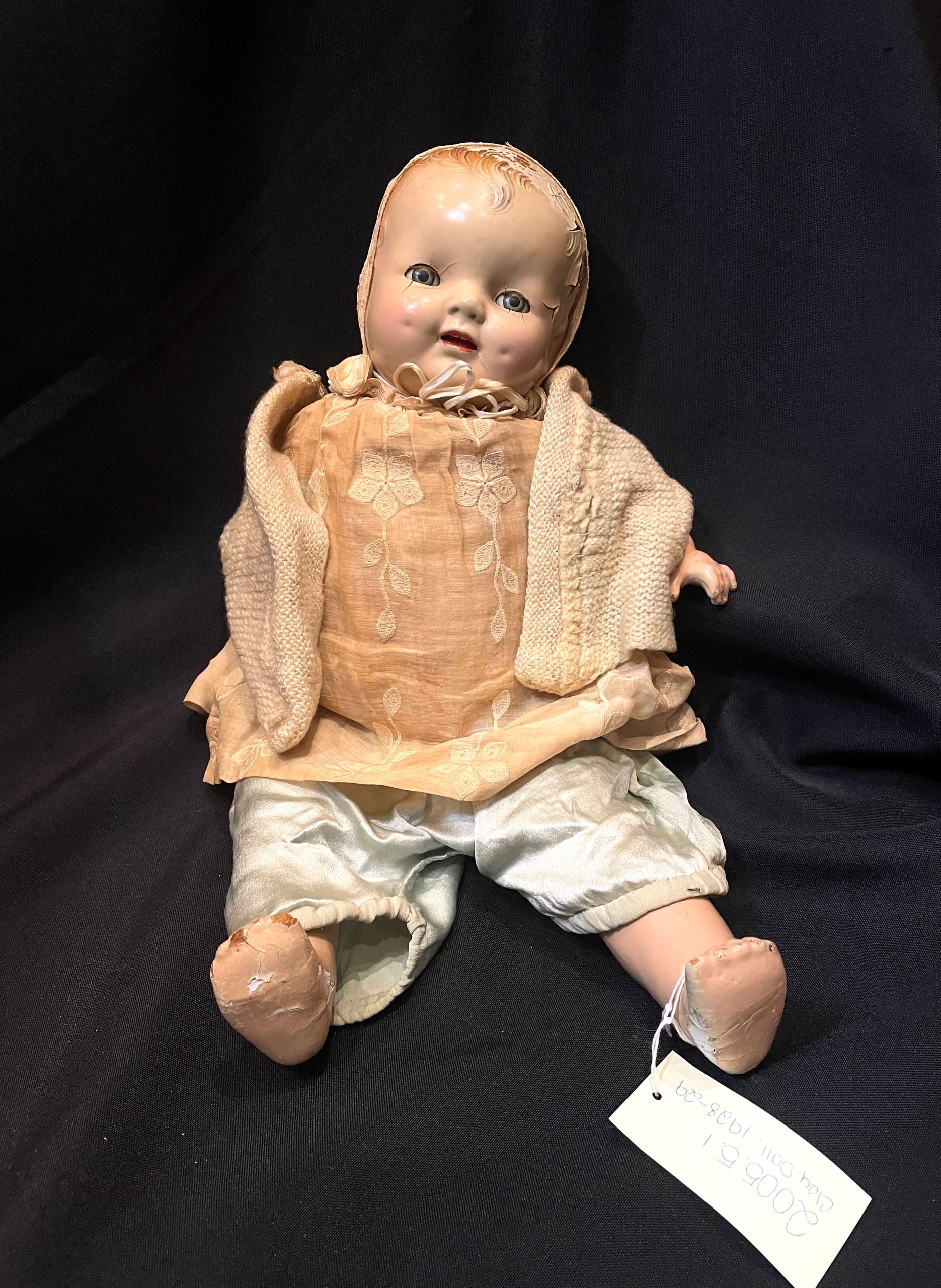 Doll in Westport Museum's collection.