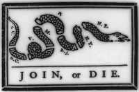 join or die banner