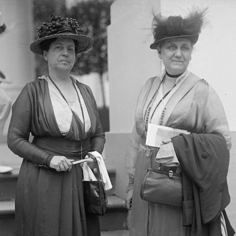 Lillian Wald and Jane Addams in a photograph together